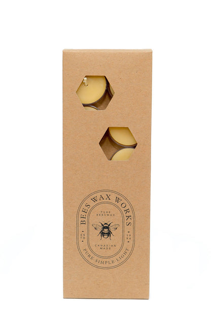 Beeswax Tea Lights Twelve Box