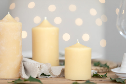 Bell Top Three Inch Pillar Candle