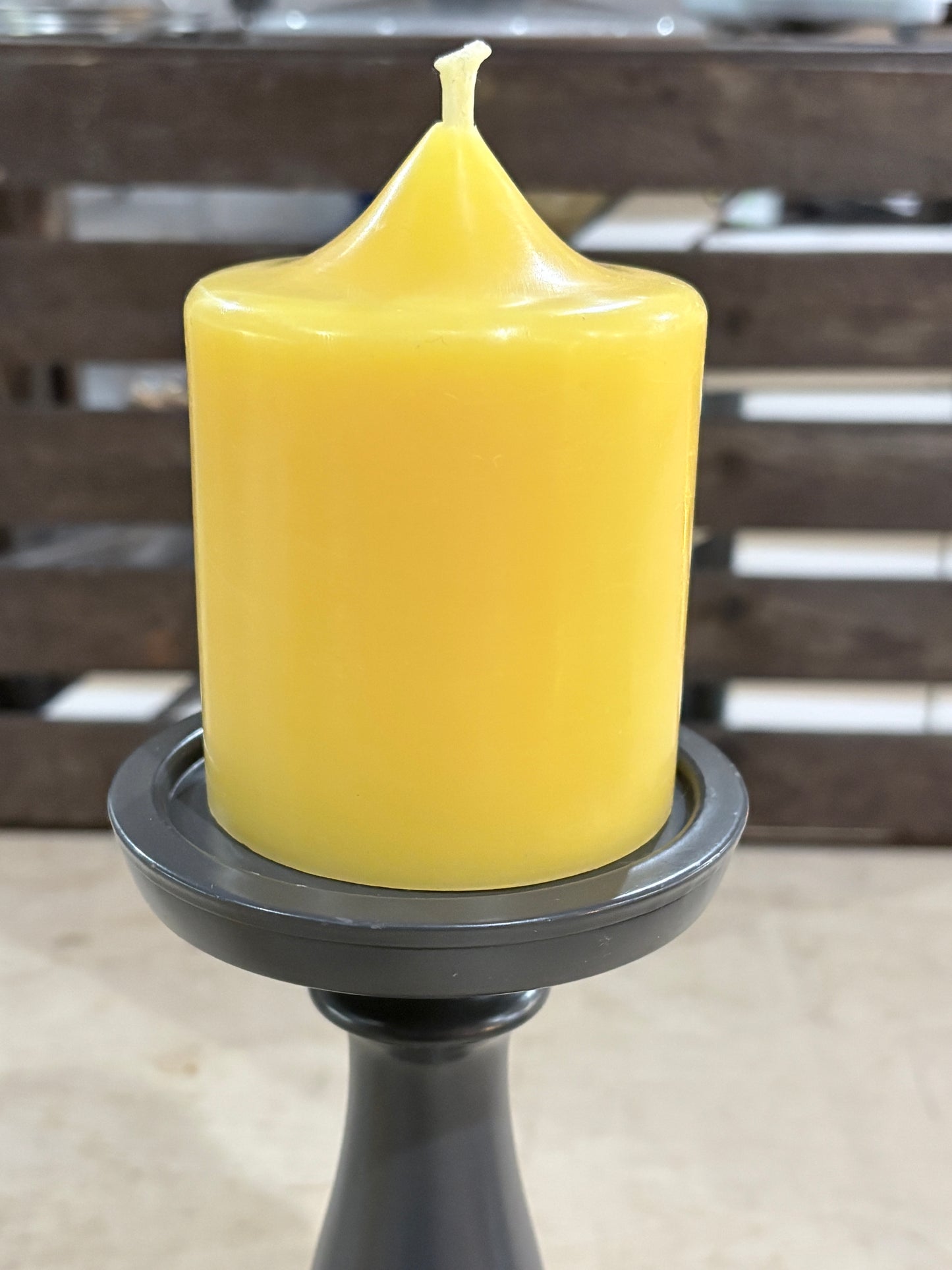 Bell Top Three Inch Pillar Candle