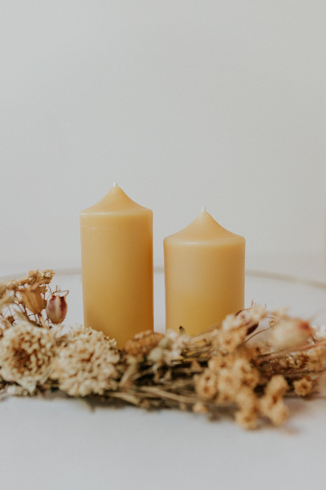 Bell Top Five Inch Pillar Candle